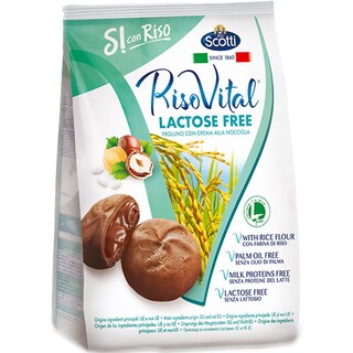 Riso Scotti | RisoVital | Biscuiti cu crema de alune 200g