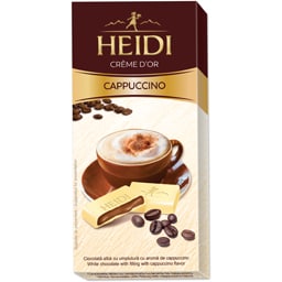 Ciocolata alba cu crema de cappuccino 90g