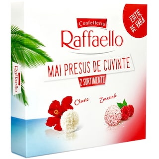 Raffaello | Specialitati crocante cu nuca de cocos si zmeura  260g