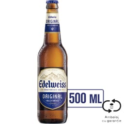 Bere alba nefiltrata 0.5L