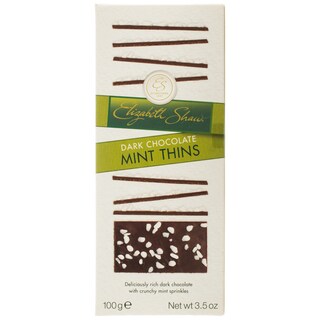 Elizabeth Shaw | Feliute de ciocolata neagra cu menta 100g