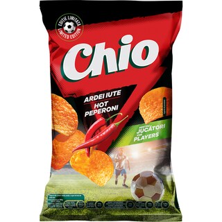Chio | Chipsuri din cartofi cu gust de boia de ardei iute 125g