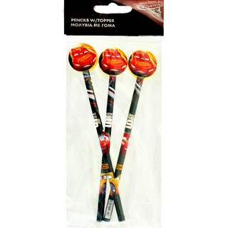 Cars | Set de creioane cu radiera 3 bucati