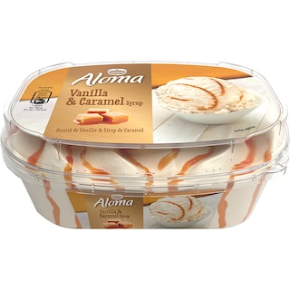 Aloma | Inghetata aroma de vanilie si sirop de caramel 461g