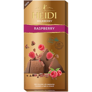 Heidi | Milkberry | Ciocolata cu lapte cu zmeura 80g