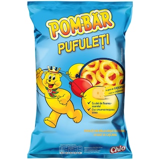 Pom-Bar | Pufuleti cu gust de cascaval 75g