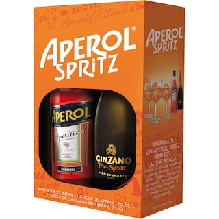 Aperol | Aperol Spritz 0.7L + Cinzano vin spumant dry 0.75L