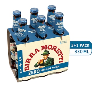 Birra Moretti | Bere fara alcool 5+1x330ml