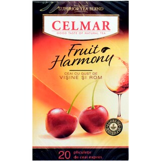 Celmar | Fruit Harmony | Ceai cu gust de visine si rom 20x2g