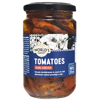 World's Market | Tomate deshidratate la soare, in ulei 280g