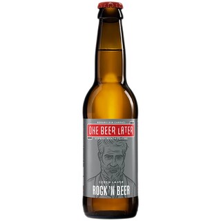 One beer later | Bere artizanala Czech Lager Rock 'N' Beer 330ml