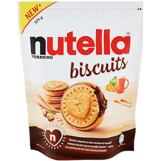 Nutella | Biscuits | Biscuiti cu crema de alune de padure cu cacao 304g