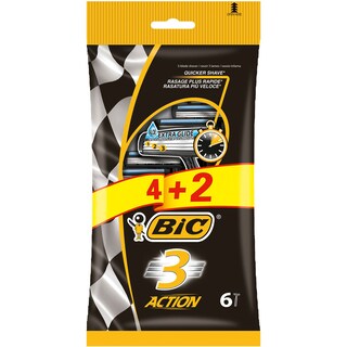 Bic | Aparat de ras pentru barbati, 3 lame, 4+2 bucati
