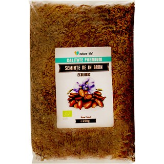 Nature 4 Life | Seminte de in brun ecologic 250g