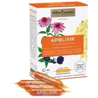 Albina Carpatina | APIELIXIR imunitate forte 10 fiole x 10 ml