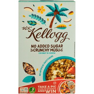 Kellogg's | Musli cu nuca de cocos, caju si migdale 400g