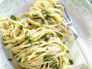 Linguine cu ierburi aromatice