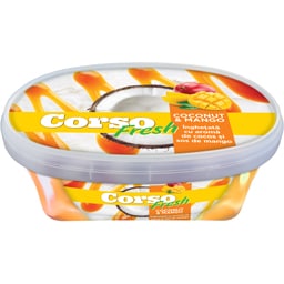 Inghetata cu aroma de cocos si sos de mango 450g