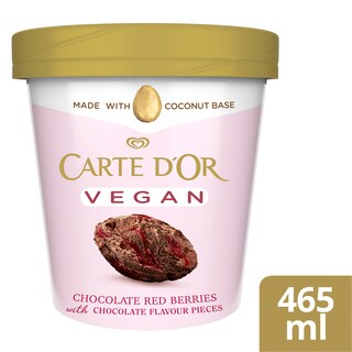 Carte D'Or | Inghetata fara lactate Chocolate Red Berries 465ml