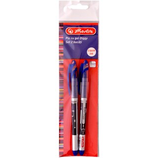 Herlitz | Pixuri roller liquid ink set 2 bucati
