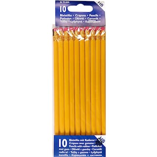 Herlitz | Creion HB cu radiera, 10 bucati