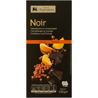 Taste of Inspirations | Ciocolata cu merisoare si portocale 100g