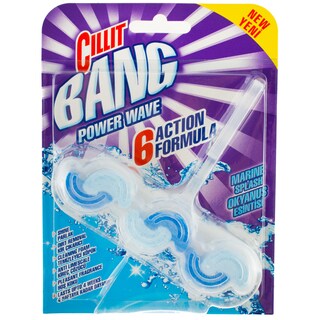 Cillit Bang | Odorizant pentru wc Power Wave Marine Splash 39g