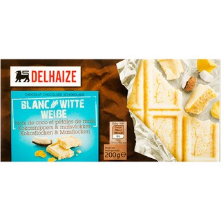 Delhaize | Ciocolata alba cu cereale 200g