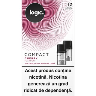 Logic | Calsule cu lichid cu nicotina Cherry