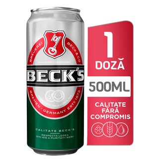 Beck's | Bere blonda superioara 0.5L