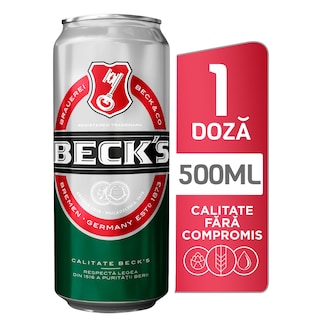 Beck's | Bere blonda superioara 0.5L