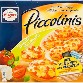 Wagner | Bruschete cu mozzarella si rosii 9x30g