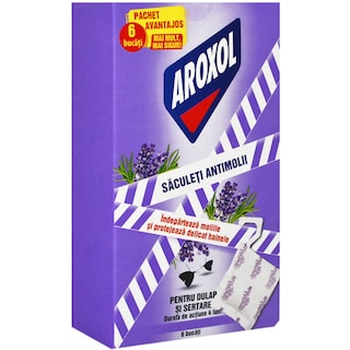 Aroxol | Saculeti antimolii, 6 bucati