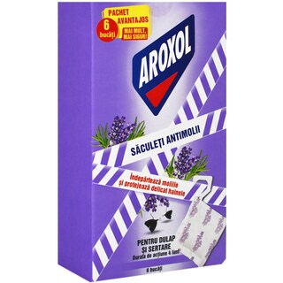 Aroxol | Saculeti antimolii, 6 bucati