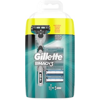 Gillette | Mach3 | Aparat de ras Glllete Mach3 cu 4 rezerve