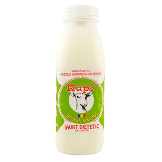 Rupi | Iaurt de baut dietetic din lapte de capra 0.1% grasime 370ml