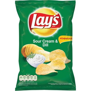 Lay's | Chipsuri cu aroma de smantana si marar 65g