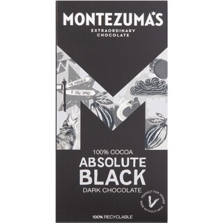 Montezuma's | Ciocolata neagra 100% cacao  90g