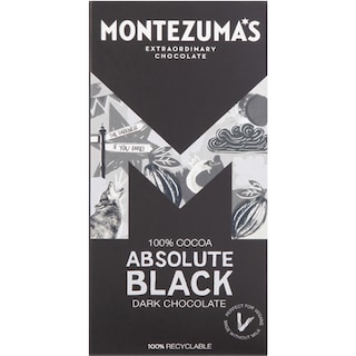Montezuma's | Ciocolata neagra 100% cacao  90g