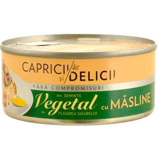 Capricii si Delicii | Pasta vegetala cu masline si seminte de floarea soarelui 115g