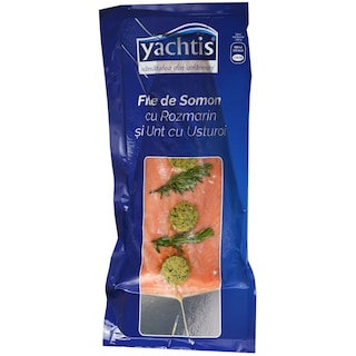 Yachtis | File de somon cu rozmarin si unt cu usturoi 550g