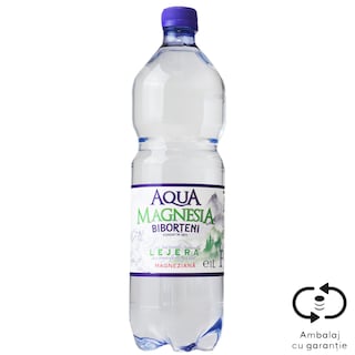 Aqua Magnesia | Apa minerala naturala carbogazoasa lejera magneziana 1L