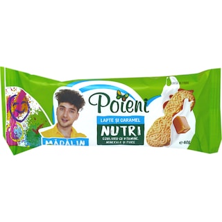 Poieni | Biscuiti cu lapte si caramel  40g