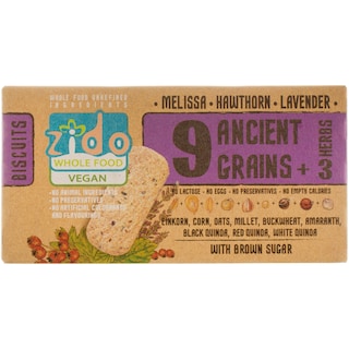 Zido | Biscuiti vegan cu melissa, macese si lavanda 90g