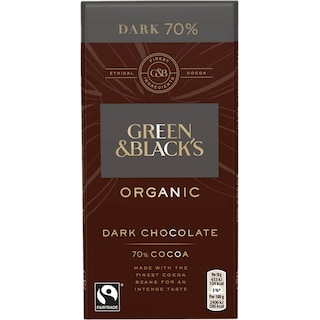 Green&Black's | Ciocolata neagra 70% cacao bio 90g