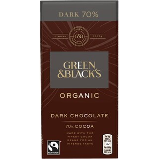 Green&Black's | Ciocolata neagra 70% cacao bio 90g