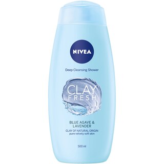 Nivea | Gel de dus Clay Fresh cu agave si lavanda 500ml