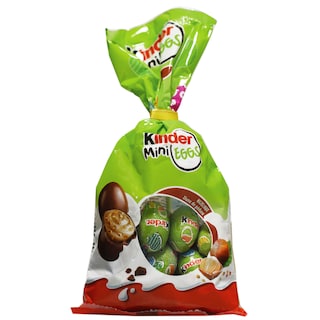 Kinder | Mini oua de ciocolata cu alune de padure 85g