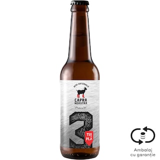 Capra Noastra | Bere blonda artizanala tripla 0.33L