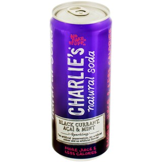 Charlie's | Bautura racoritoare carbogazoasa coacaze negre, acai si menta 0.33l